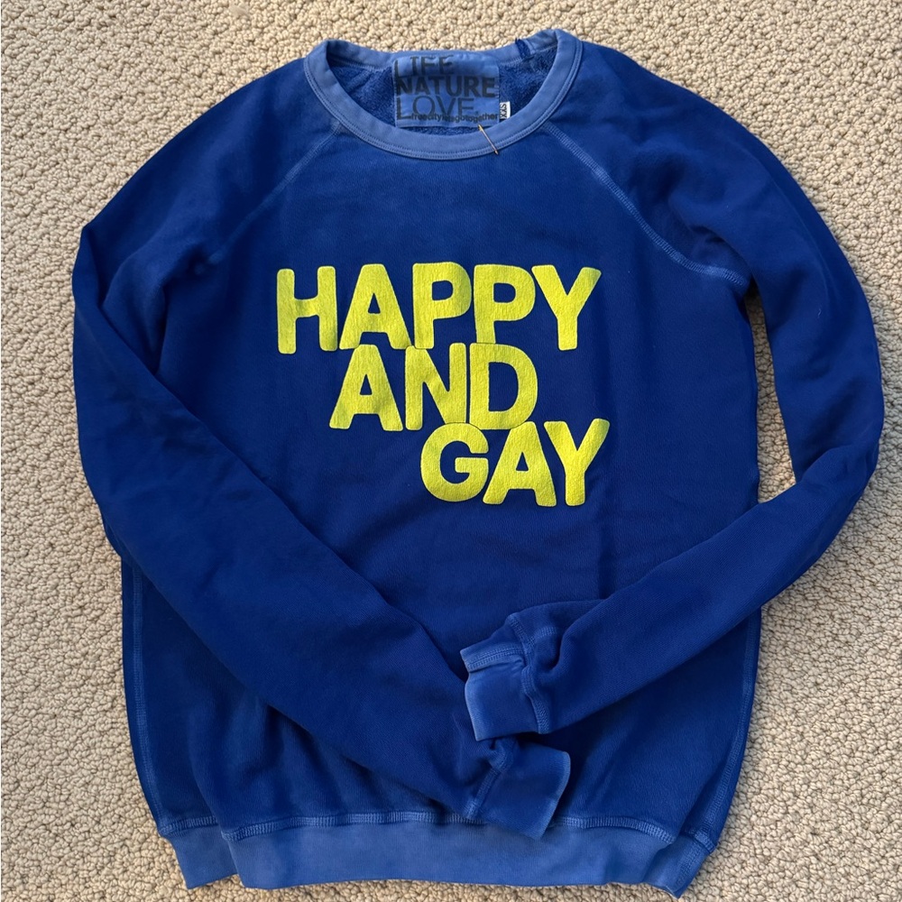 FREECITY “Happy And Gay” sweatshirt